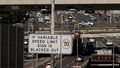 Traffic builds up on the Sydney Harbour Bridge crossing as traffic is diverted from the Harbour Tunnel.