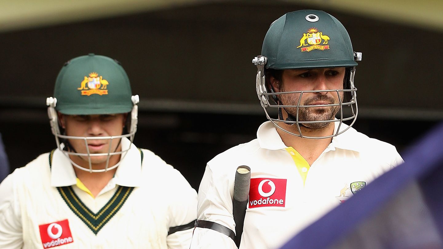 Former opening partners David Warner and Ed Cowan.