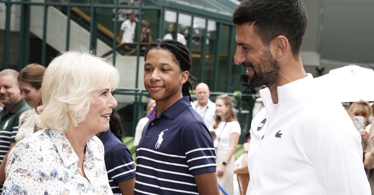 Pre-match royal run-in for Djokovic as Queen Camilla attends Wimbledon ahead of Kate