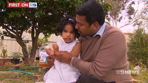 Mr George is a full-time registered nurse in the aged care sector. (9NEWS)