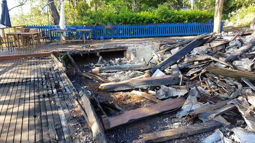 The rear of the restaurant. (9NEWS/Ehsan Knopf)