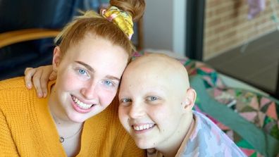 After hearing her dad crying, Molly turned to her sister and said 'I have cancer'.