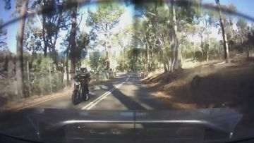 Adelaide Hills hoon motorcyclist