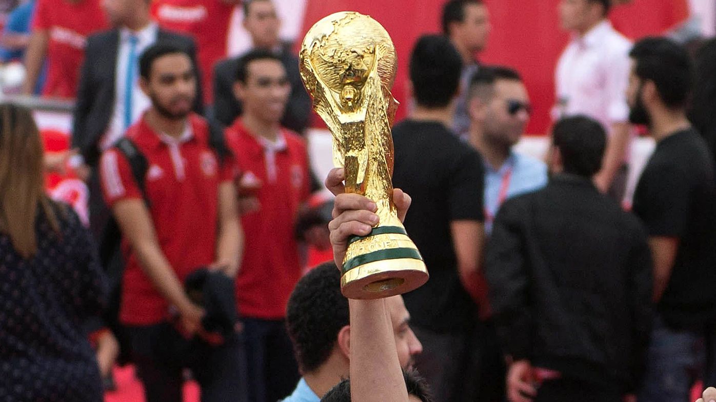 FIFA soccer World Cup trophy