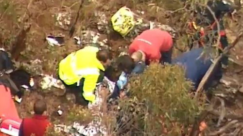 A man has been found at Lerderderg State Park Gorge claiming to have been lost for three days. (9NEWS)