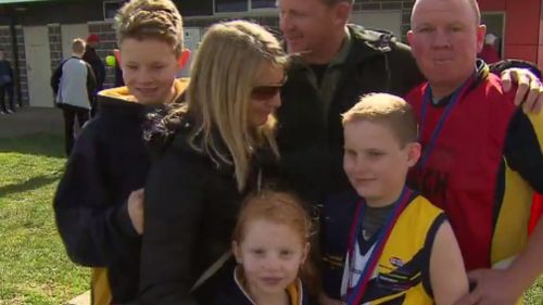 Luke was joined by his proud family and friends. (9NEWS)