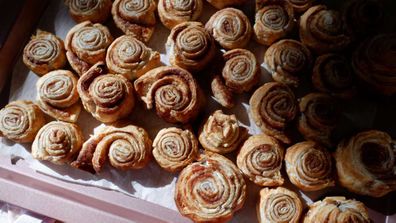 Three ingredient cinnamon scrolls