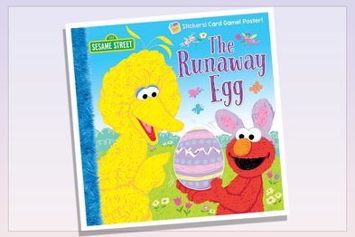 9PR: Sesame Street: Runaway Egg, by Naomi Kleinberg picture book cover