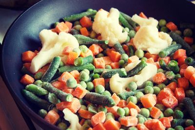 Snap-frozen vegetables