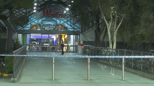 The brawl allegedly broke out between a group of men at 5pm yesterday inside the Kmart in Mount Druitt Westfields﻿. 