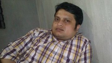 Ananta Bijoy Das was hacked to death near his home in the Bangladesh of Sylhet. (AAP)