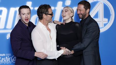 Joseph Quinn, Pedro Pascal, Vanessa Kirby and Ebon Moss-Bachrach 