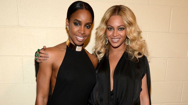 Kelly and Beyonce - besties and baby mamas. Image: Getty.