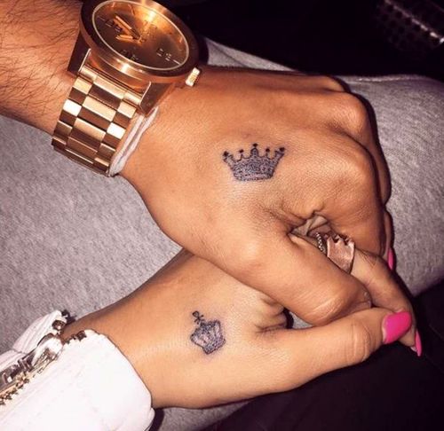 Khadijeh Mehajer and Ibraham Sakalaki show off matching tattoos (Instagram)