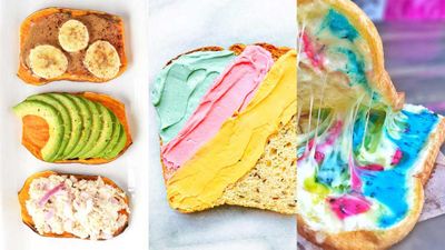 3. Colourful toast trends