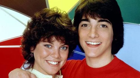 Erin Moran, Scott Baio on Happy Days.