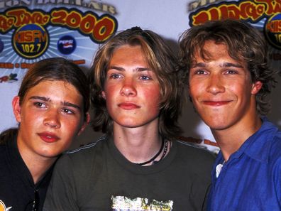 Isaac Hanson, Zac Hanson and Taylor Hanson