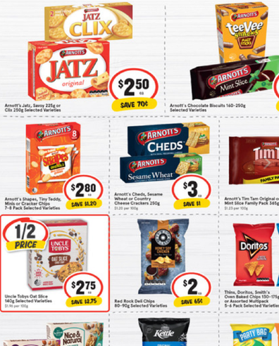 IGA has you covered for school snacks as well as after school.