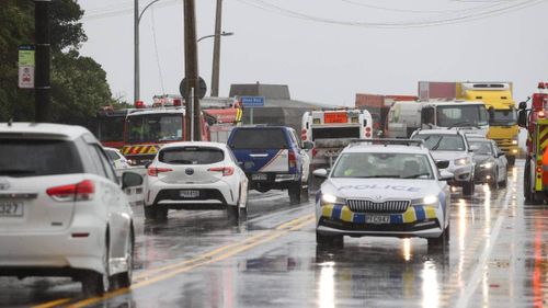 Traffic began to clear by 9.10am after the crash caused traffic in both directions to back up from Māhina Bay to Days Bay.