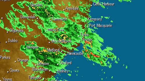 Central NSW and the area surrounding Newcastle was also inundated with rain yesterday as the freak storm passed (Weatherzone).