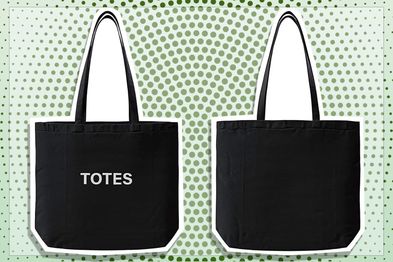 9PR: TOTES Pure Cotton Black Tote Bag