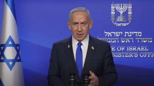 Benjamin Netanyahu delivered his reside connected a YouTube livestream.