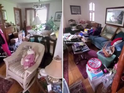 Woman horrified after 'five-star' AirBnB is covered in rubbish and looks like a 'hoarder's paradise'