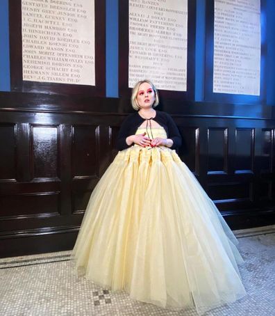 Nicola Coughlan wore a yellow gown with a black cardigan for the Golden Globes.