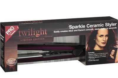 If you straighten your hair, your vampire prince will come. There's also a curling iron, hair dryer and lip balm, <i>Breaking Dawn</i> style.