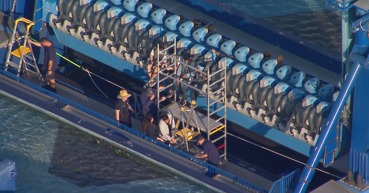 Passengers freed after becoming trapped on Sea World ride on Gold Coast