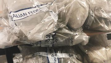 About 154kg of methamphetamines was seized by police.