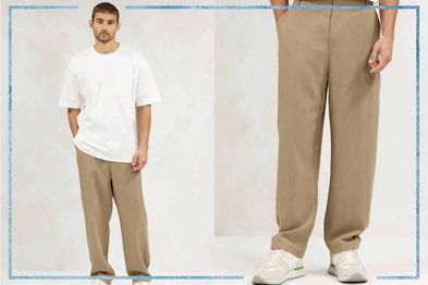 9PR: AERE Linen Blend Resort Trousers