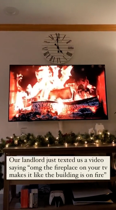 TikTok woman's landlord texts her after spotting flames in the house