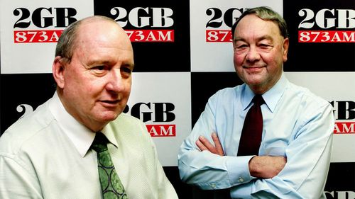 Alan Jones and John Brennan in 2002.