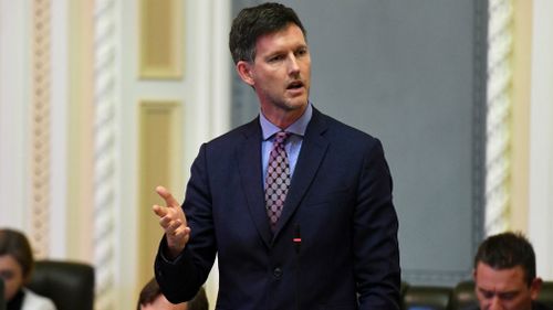 Mark Bailey speaks during Question Time. Picture: AAP