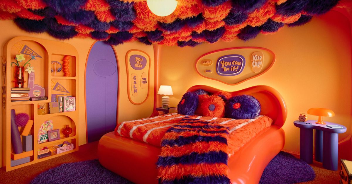 Now you can sleep (joyfully) inside an 'Inside Out 2' house