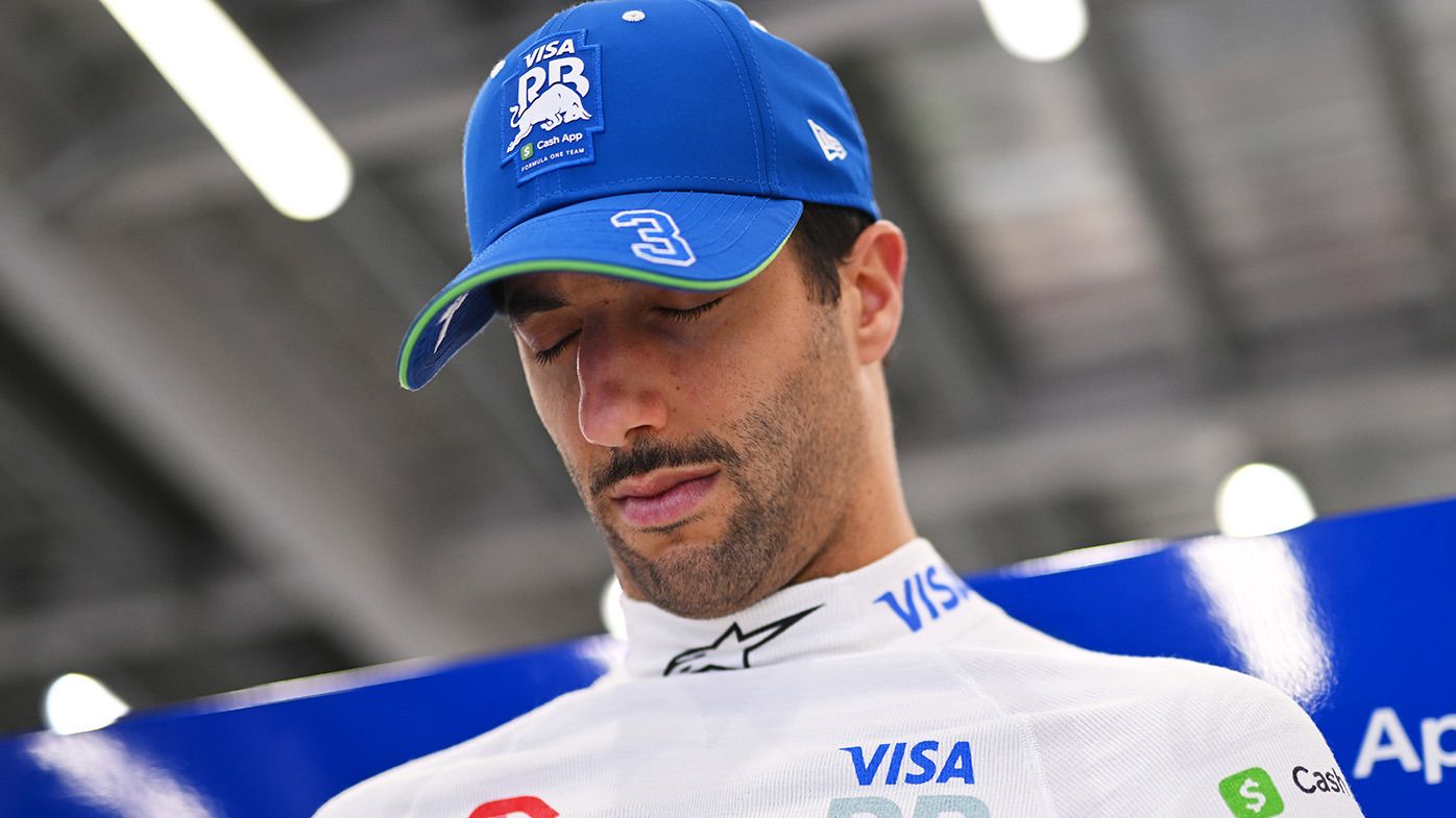 Daniel Ricciardo of Australia and Visa Cash App RB prepares to drive in the garage during practice ahead of the F1 Grand Prix of Saudi Arabia at Jeddah Corniche Circuit on March 07, 2024 in Jeddah, Saudi Arabia. (Photo by Rudy Carezzevoli/Getty Images)