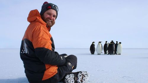 Jordan has visited Antarctica eight times but this is his first winter. 