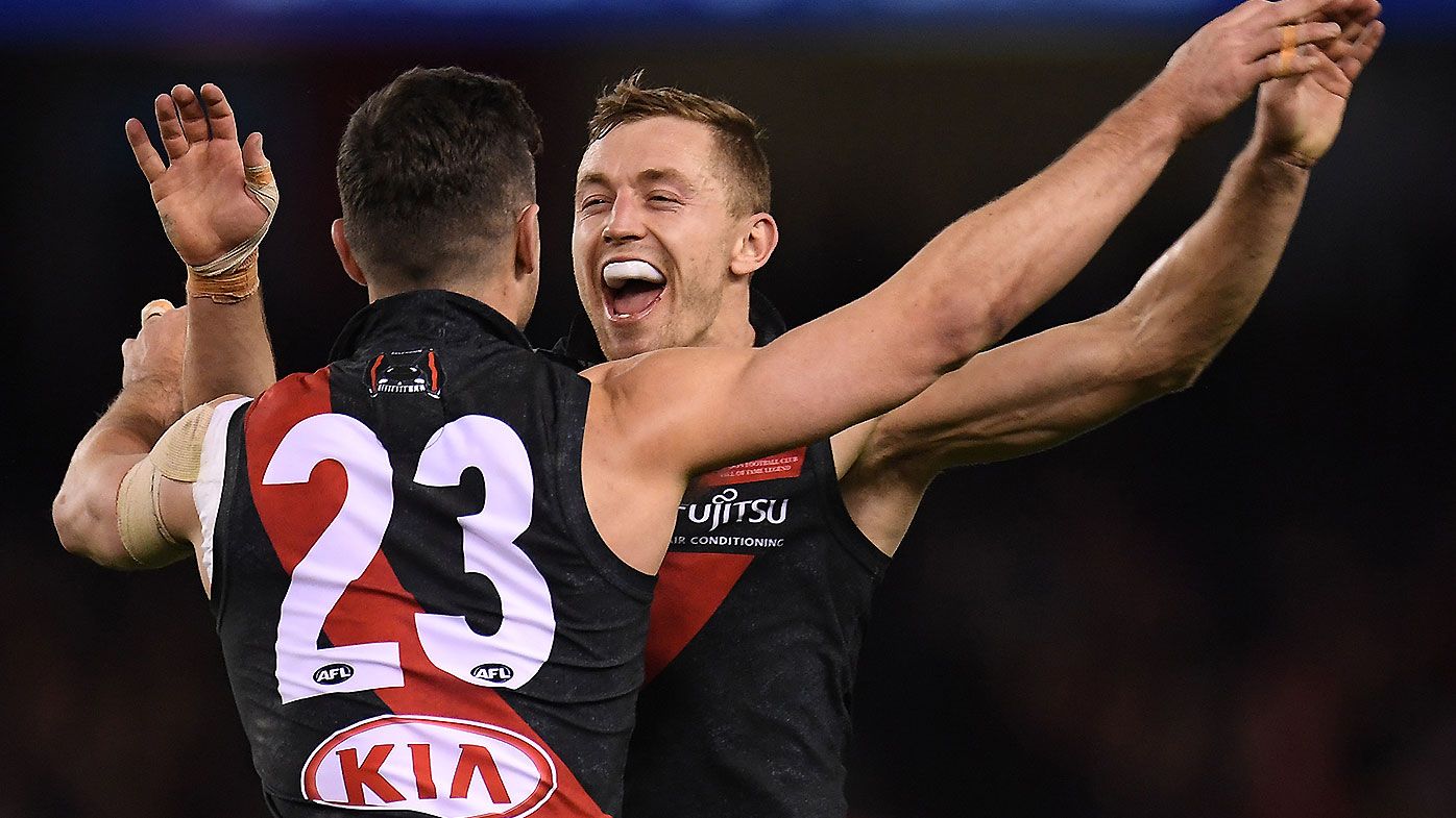 Essendon prevails in brutal clash over St Kilda despite losing four players to injuries