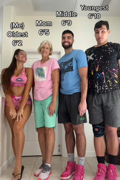 Tall family experiences on TikTok