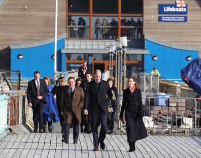 Prince William Kate Middleton visit south Wales RNLI's Mumbles Lifeboat Station