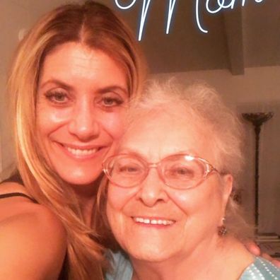 Kate Walsh with late mother Angela C. Bochetto