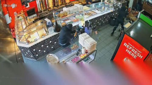 CCTV footage of shooting in Auburn kebab shop