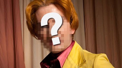 Which actor's had a creepy ginger make-over?