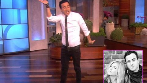 Video: Justin Theroux is an amazing break dancer (Jennifer Aniston is 'obsessed'!)
