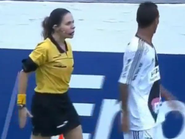 Abused lineswoman bites back at player
