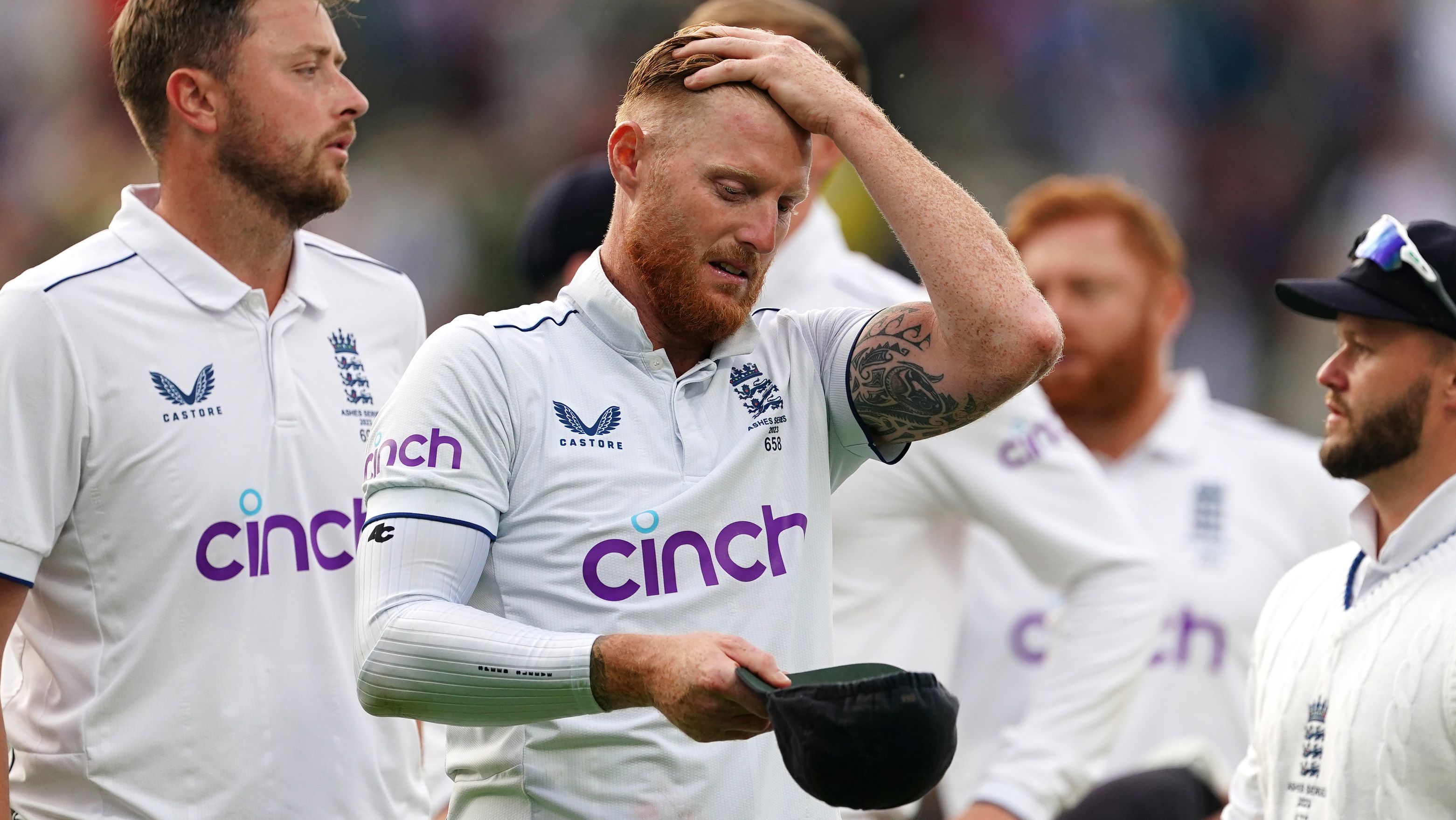 England&#x27;s Ben Stokes looks dejected after day five of the first Ashes test match at Edgbaston, Birmingham. Picture date: Tuesday June 20, 2023. (Photo by Mike Egerton/PA Images via Getty Images)