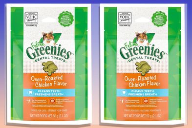 9PR: Greenies Oven-Roasted Chicken Flavor Dental Feline Cat Treats