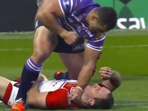 Ben Flower's infamous attack. (Supplied)