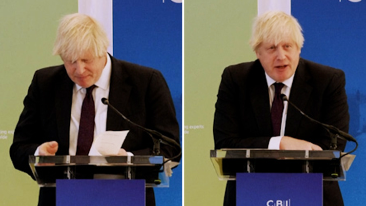 Boris Johnson recurre a Peppa Pig tras quedarse en blanco durante un  discurso ante empresarios